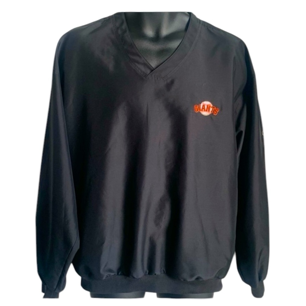Cutter and Buck San Fransisco Giants MLB V neck pullover windbreaker‎ Men's Med